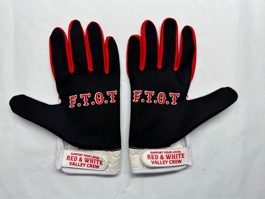 SUPPORT 81 VALLEY CREW RED&WHITE GLOVES