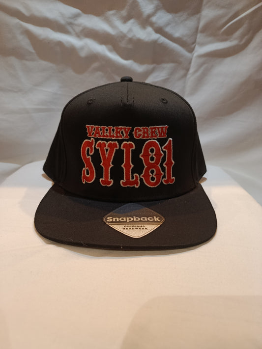 SUPPORT 81 VALLEY CREW BLACK SNAPBACK