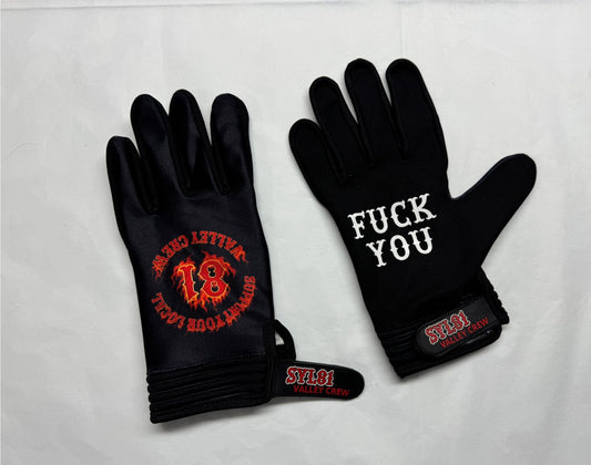 SUPPORT 81 VALLEY CREW BLACK GLOVES