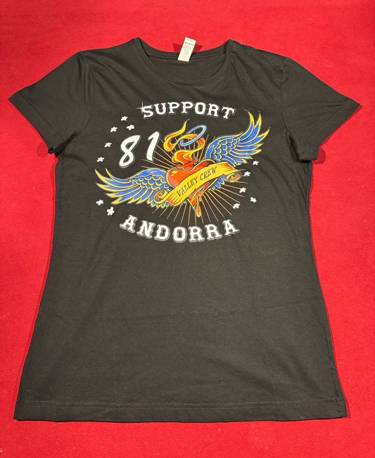 SUPPORT 81 VALLEY CREW WOMEN'S T-SHIRT
