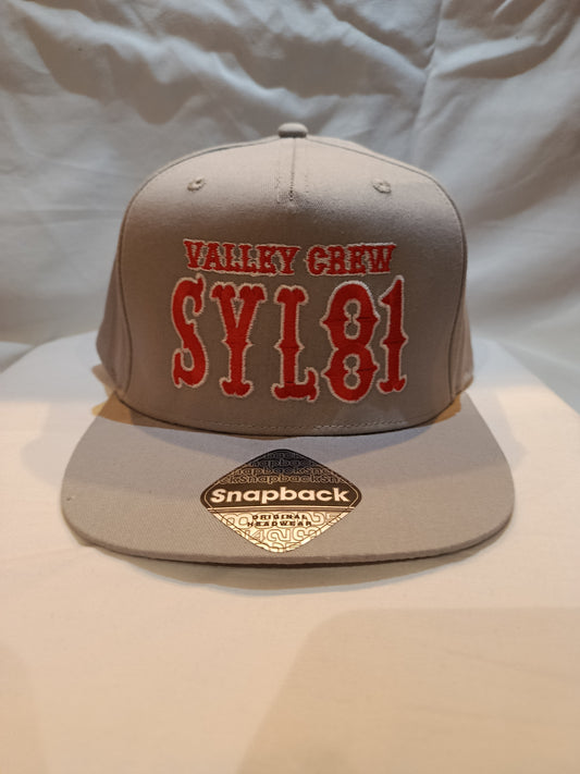 SUPPORT 81 VALLEY CREW GREY SNAPBACK